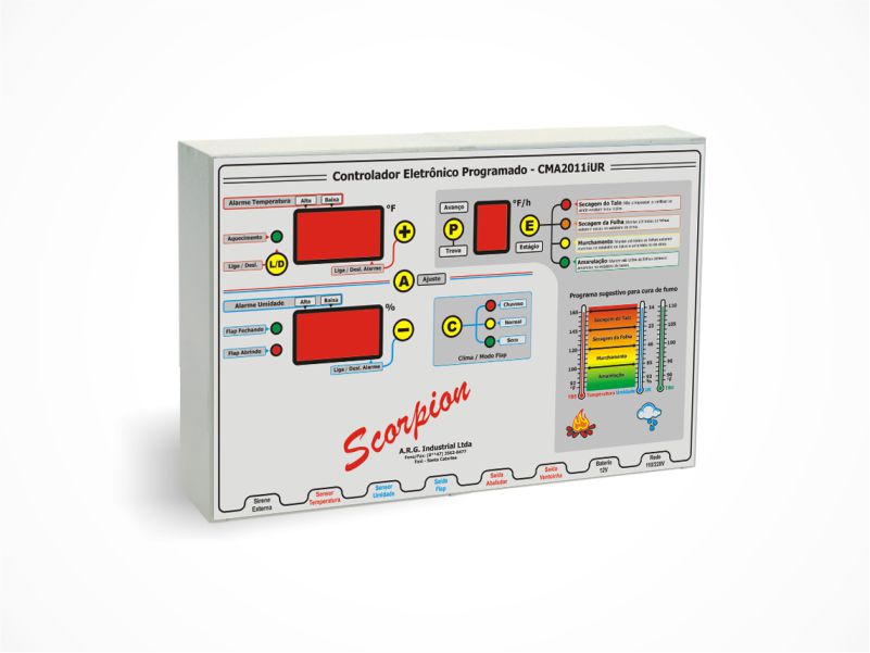  Controlador automático de temperatura e umidade CMA 2011 