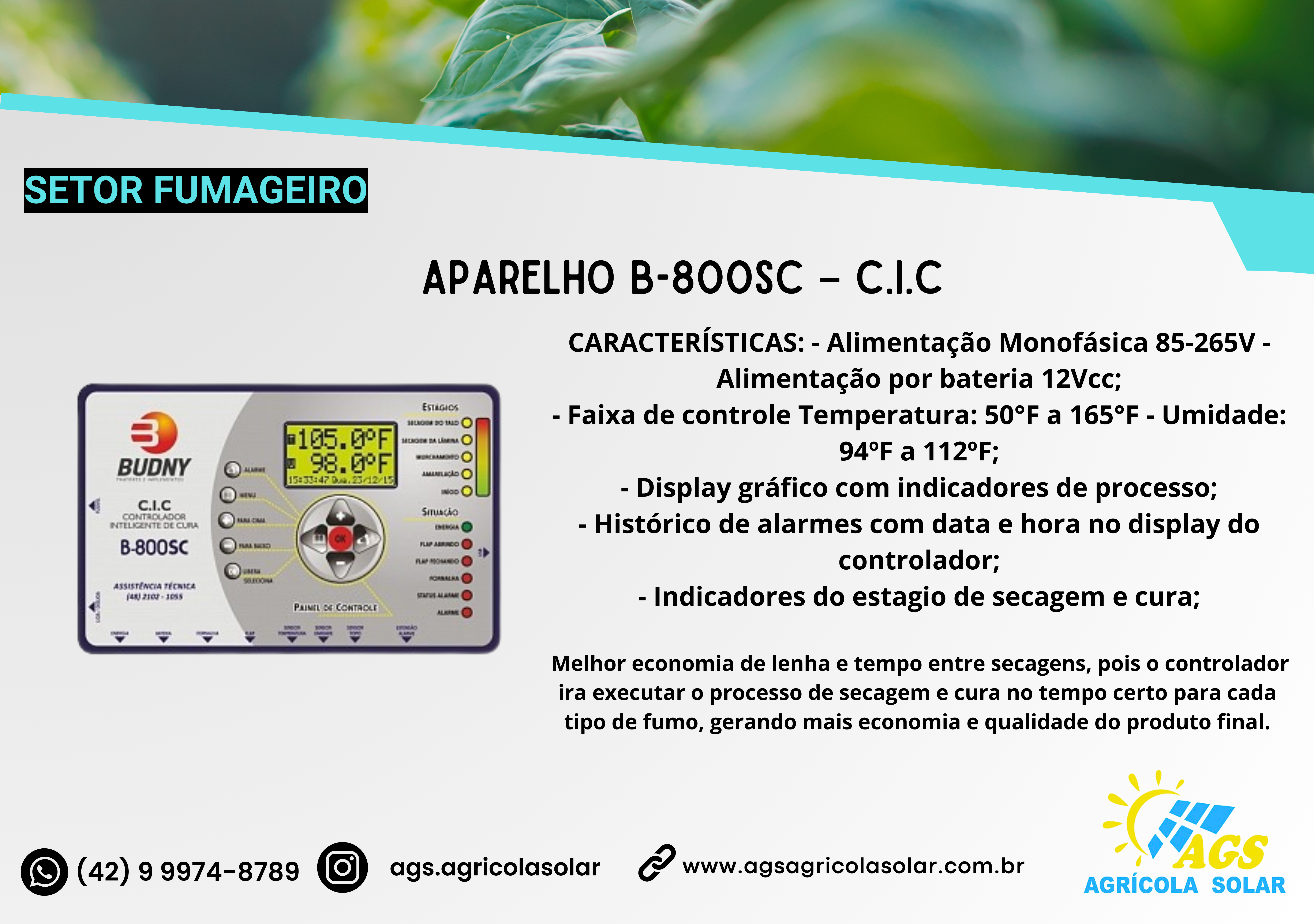 APARELHO B-800SC - C.I.C