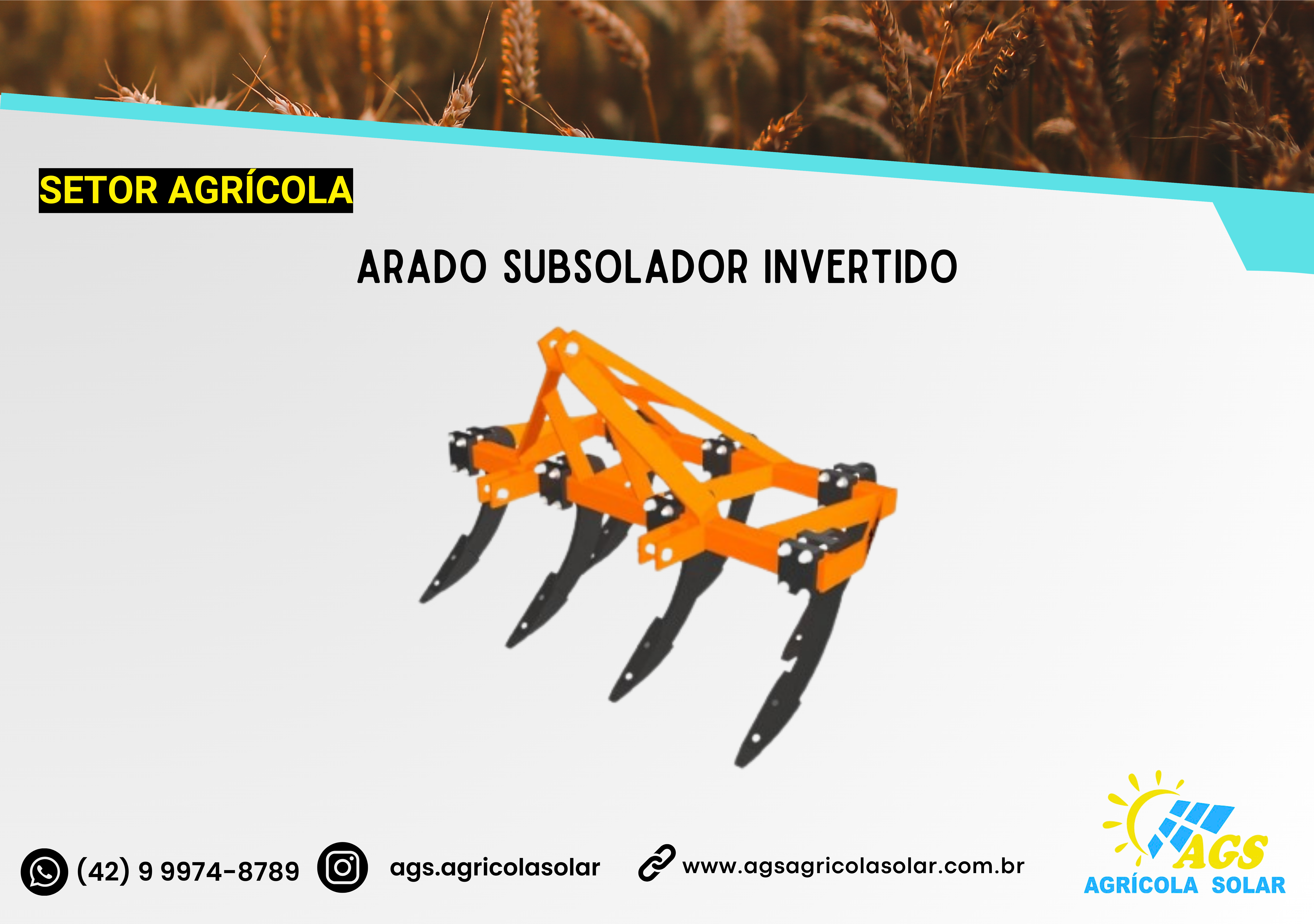 ARADO SUBSOLADOR INVERTIDO