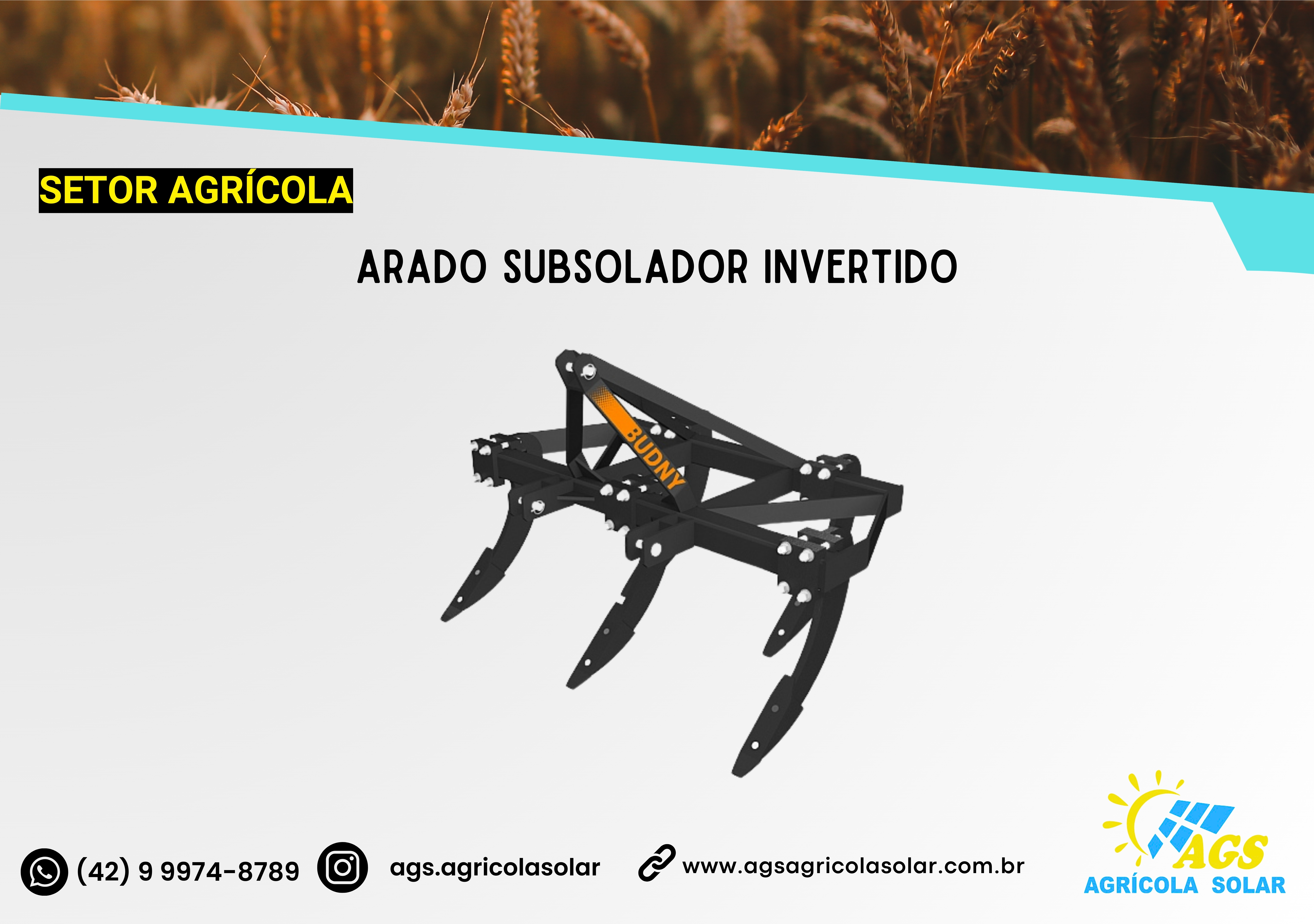 ARADO SUBSOLADOR INVERTIDO