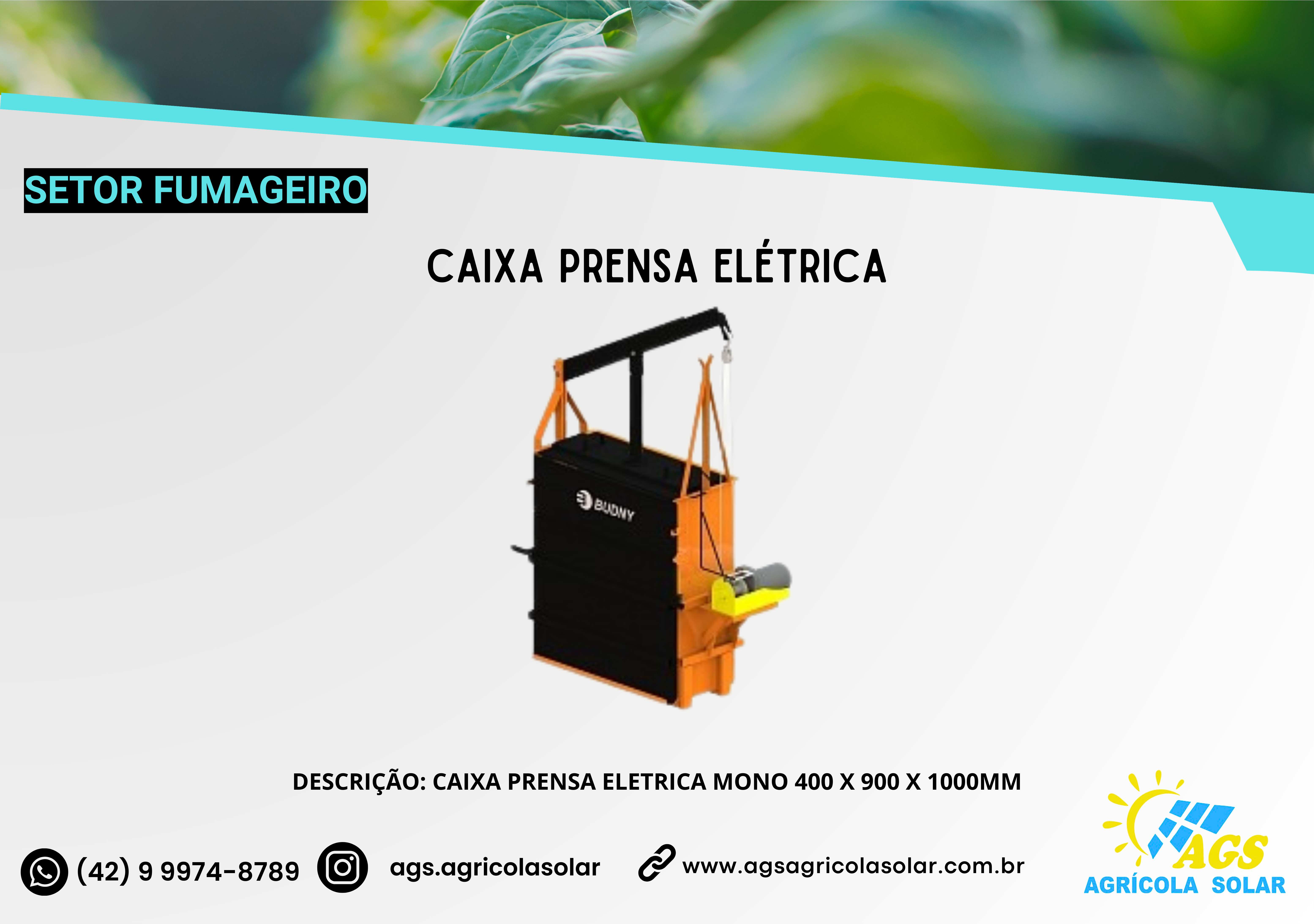 CAIXA PRENSA ELÉTRICA