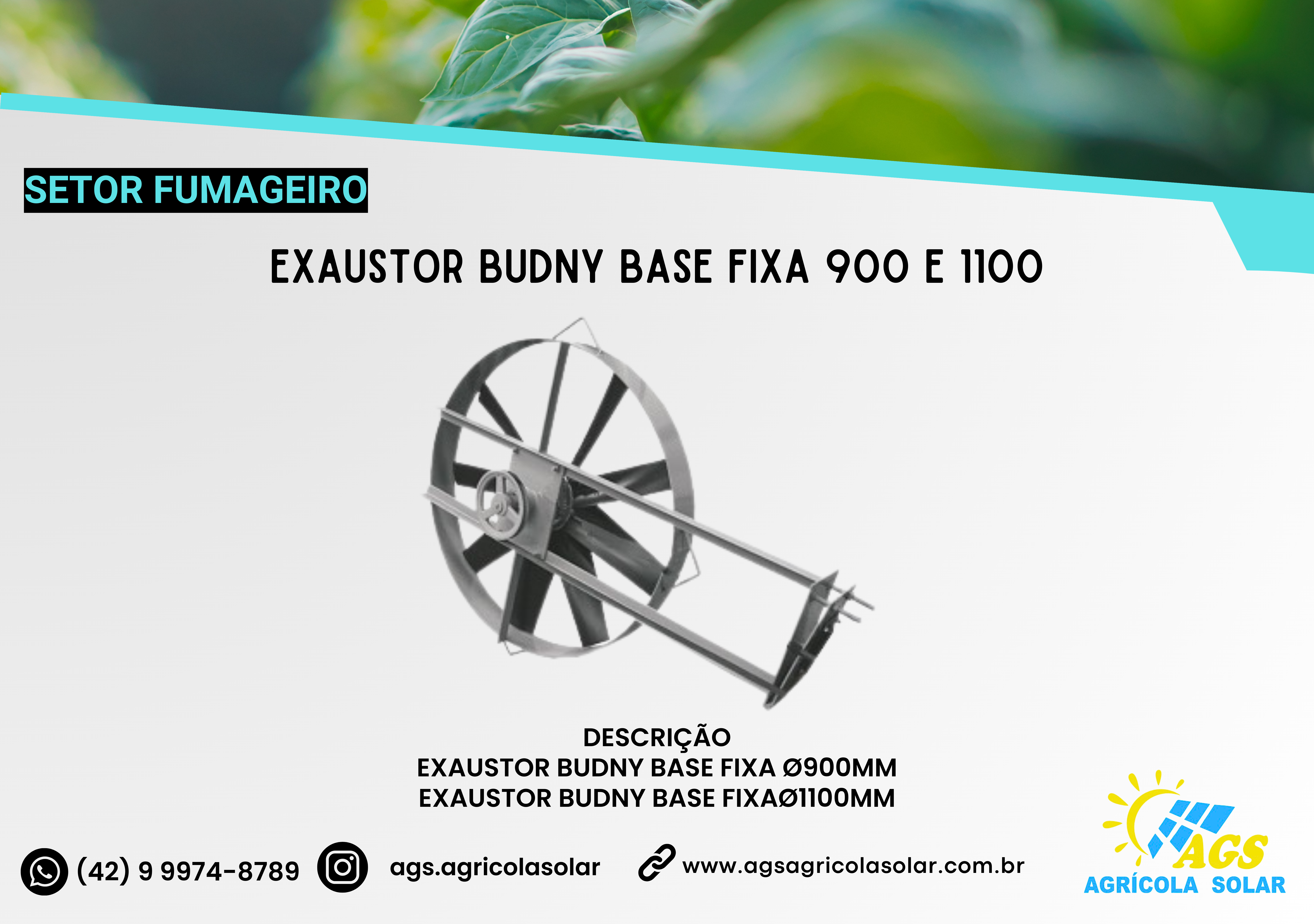 EXAUSTOR BUDNY BASE FIXA 900 E 1100