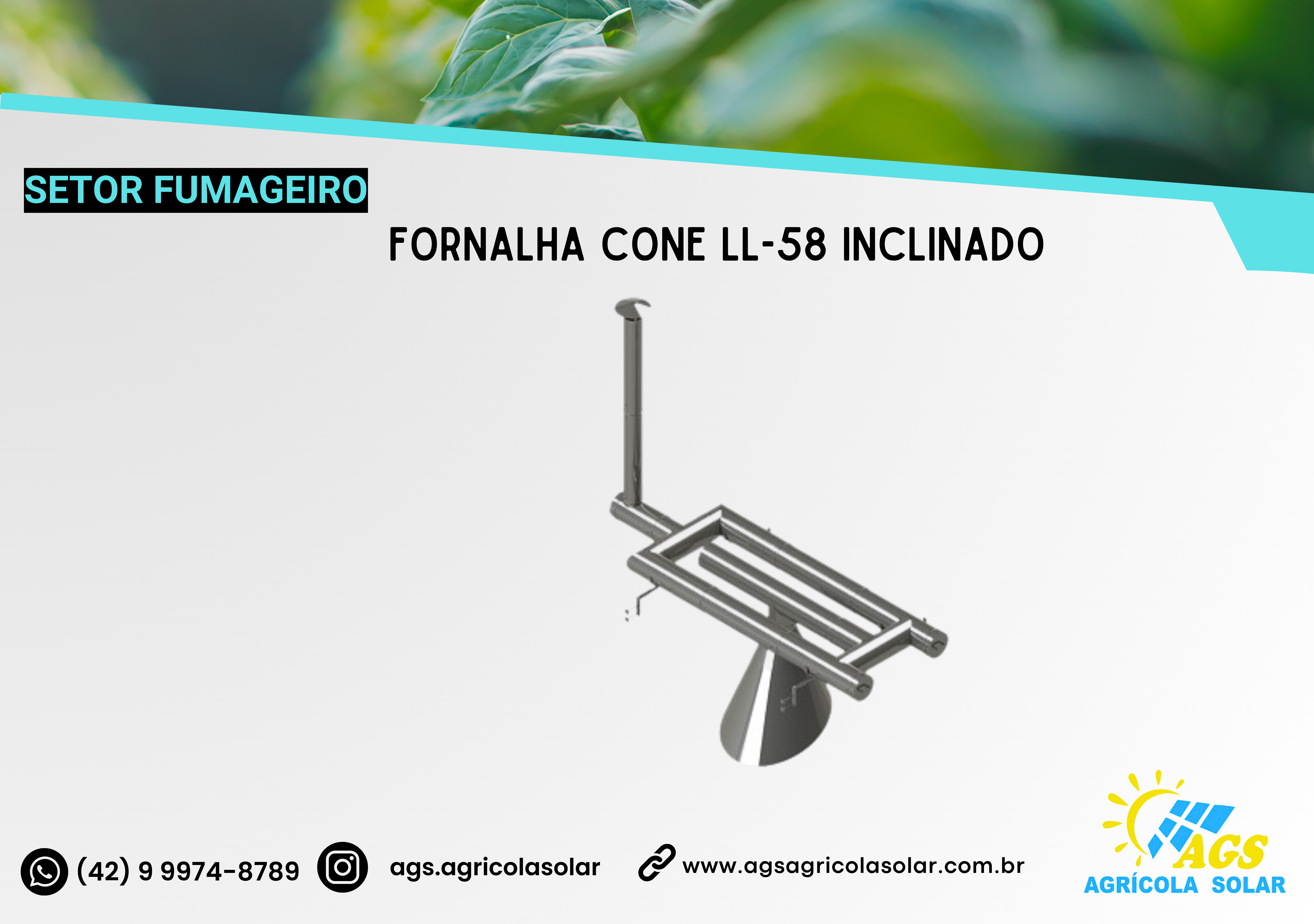 FORNALHA CONE LL-58 INCLINADO