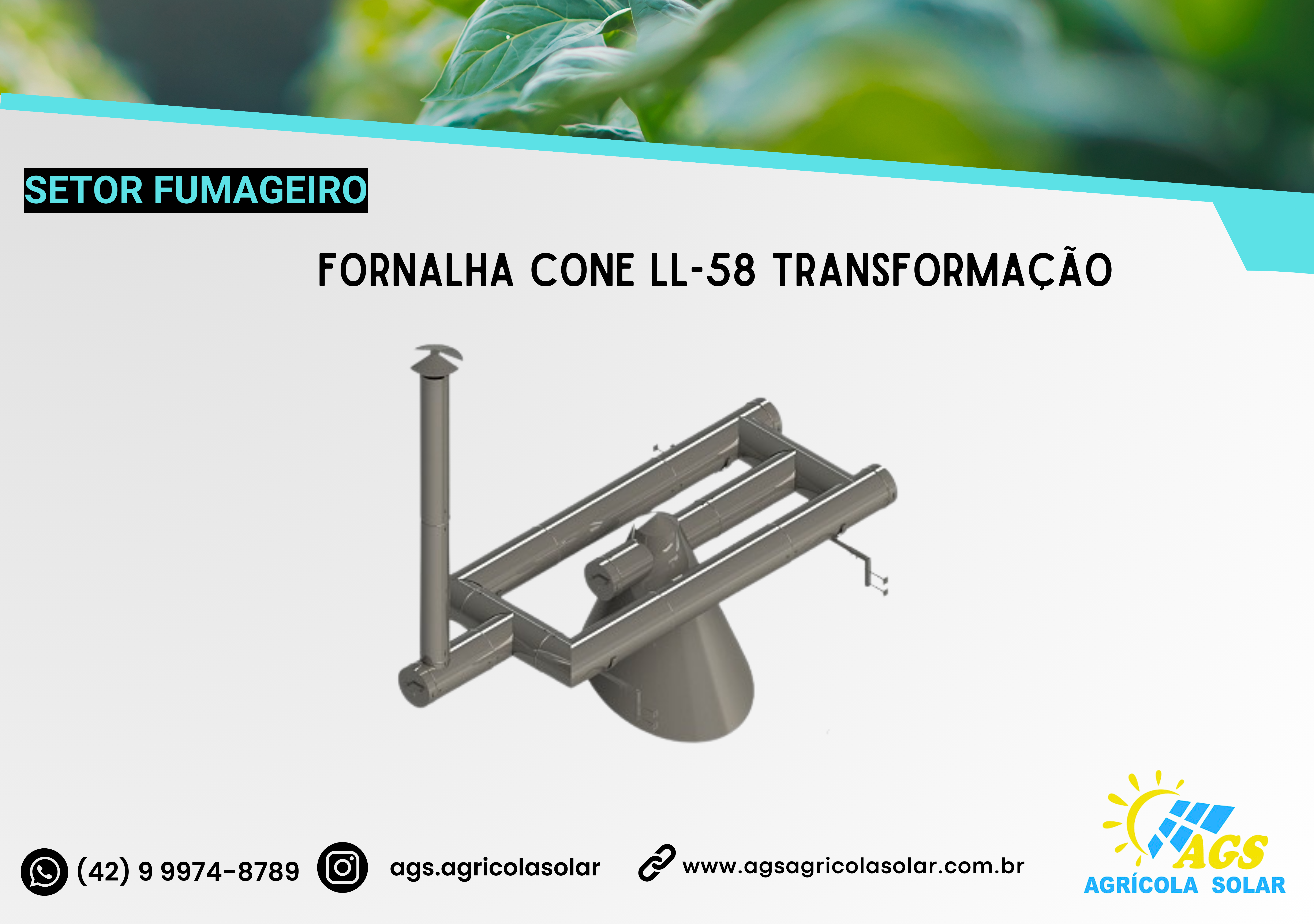 FORNALHA CONE LL-58 TRANSFORMAÇÃO