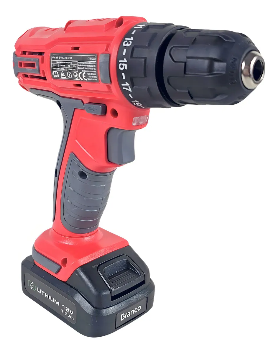 FURADEIRA / PARAFUSADEIRA 12V BPF12L BIVOLT BRANCO