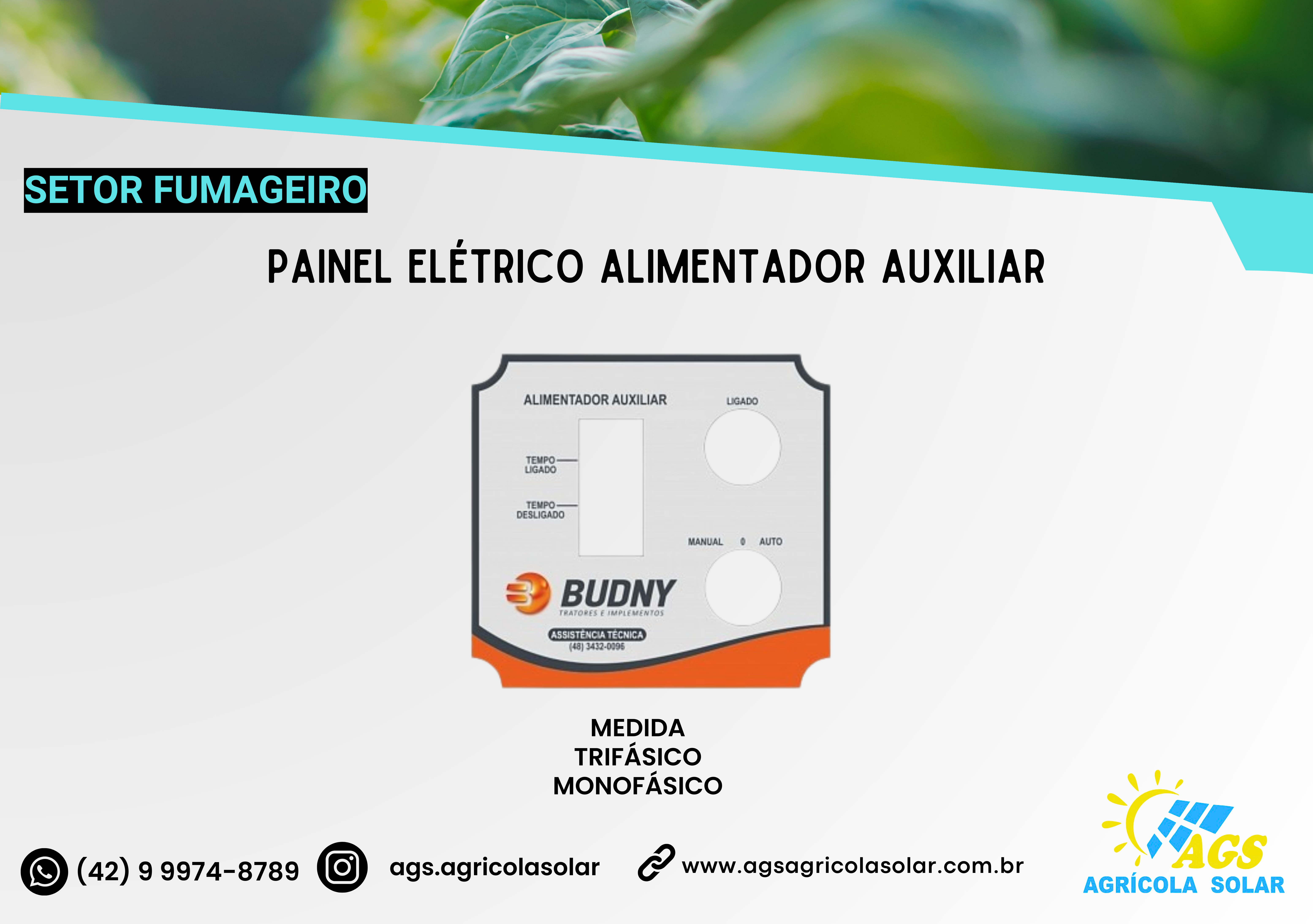 PAINEL ELÉTRICO ALIMENTADOR AUXILIAR