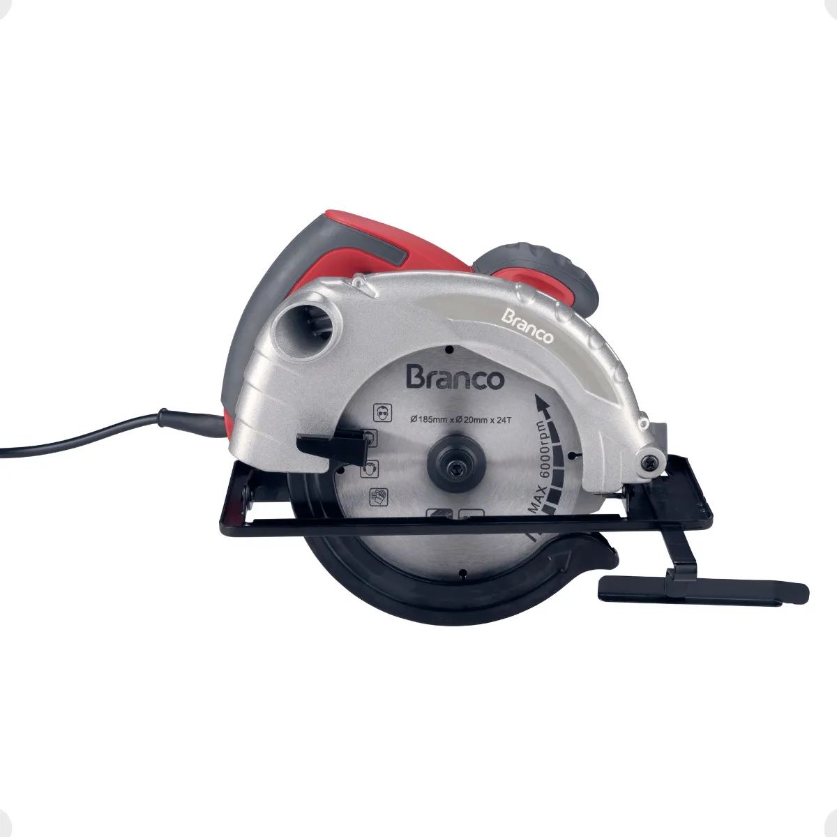 SERRA CIRCULAR PROFISSIONAL 1500W 185MM 127V BRANCO 